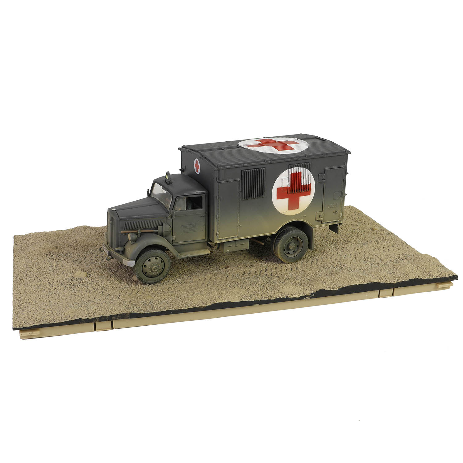 SCHUCO OPEL BLITZ S 3T pompiers Feuerwehr ( sans l'étui carton ) EUR 90