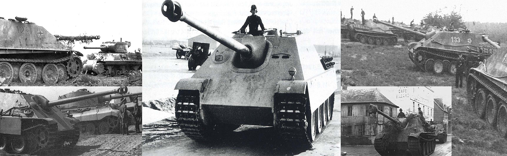 German Sd.Kfz. 173 "Jagdpanther" (Early Production model) #234, 3 Kompanie, sPzJgrAbt 654, Normandy, August 1944