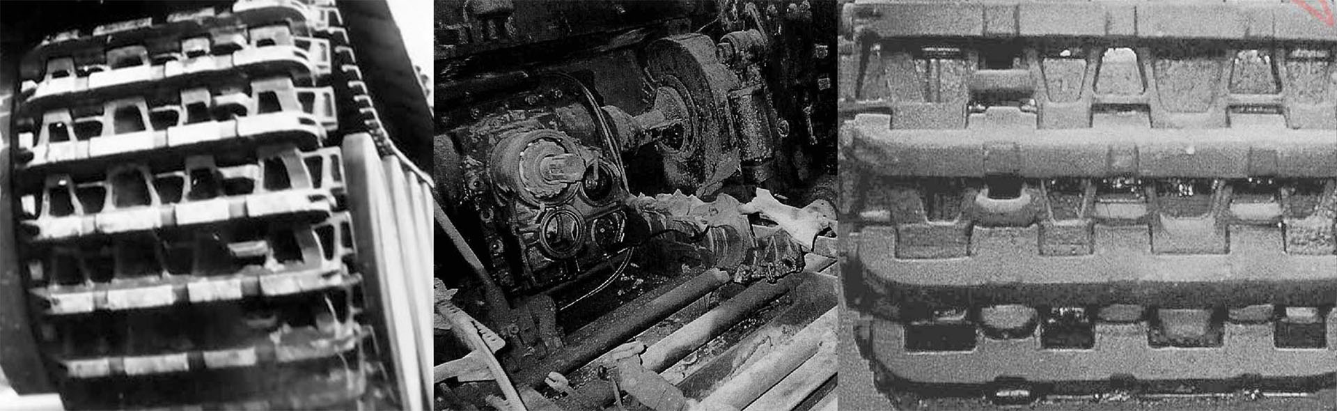 Tiger I tank - Metal track link set (Early production type: Kgs/63/725/130)