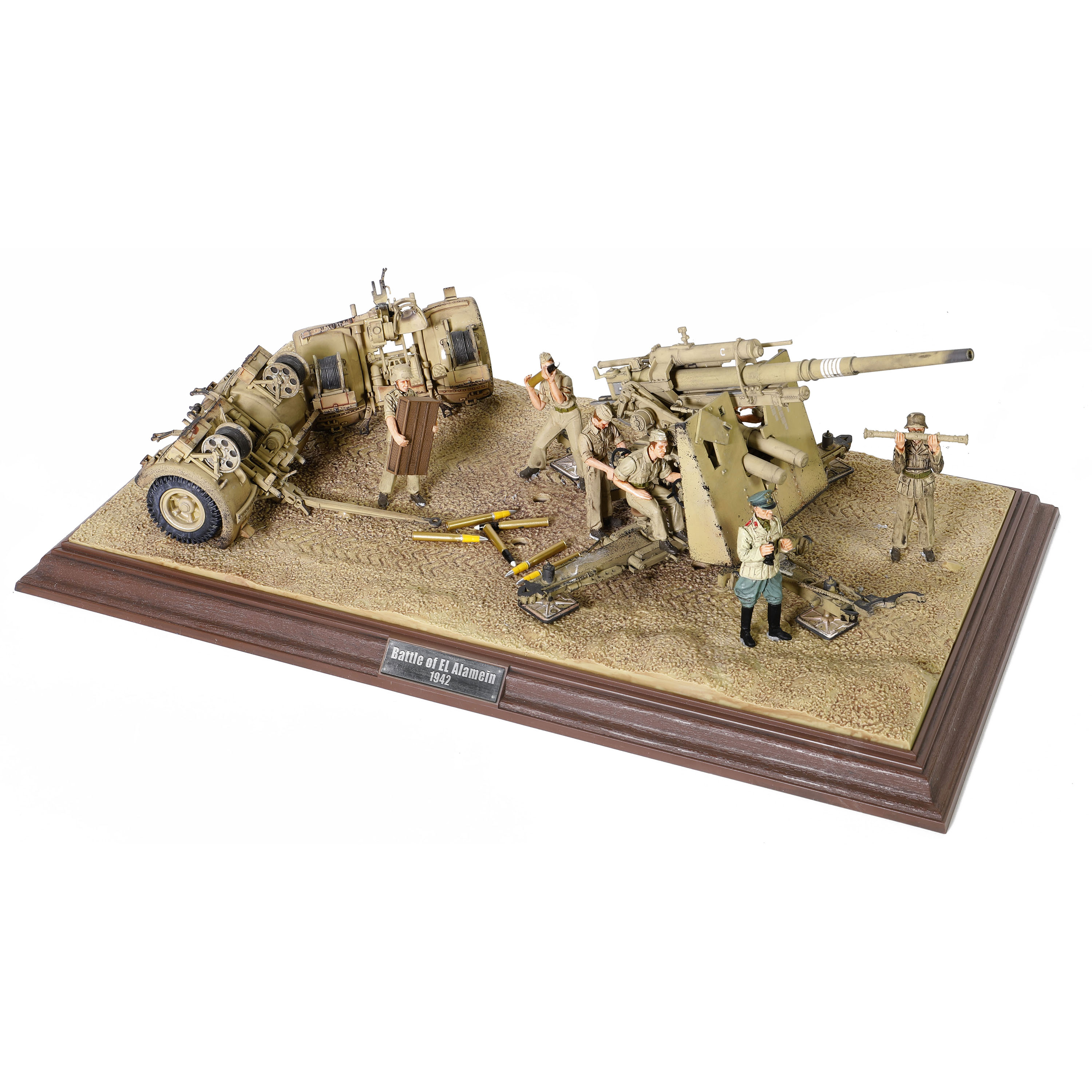 Display Base Frames (Medium Size) - MAHOGANY + 3 metal nameplates