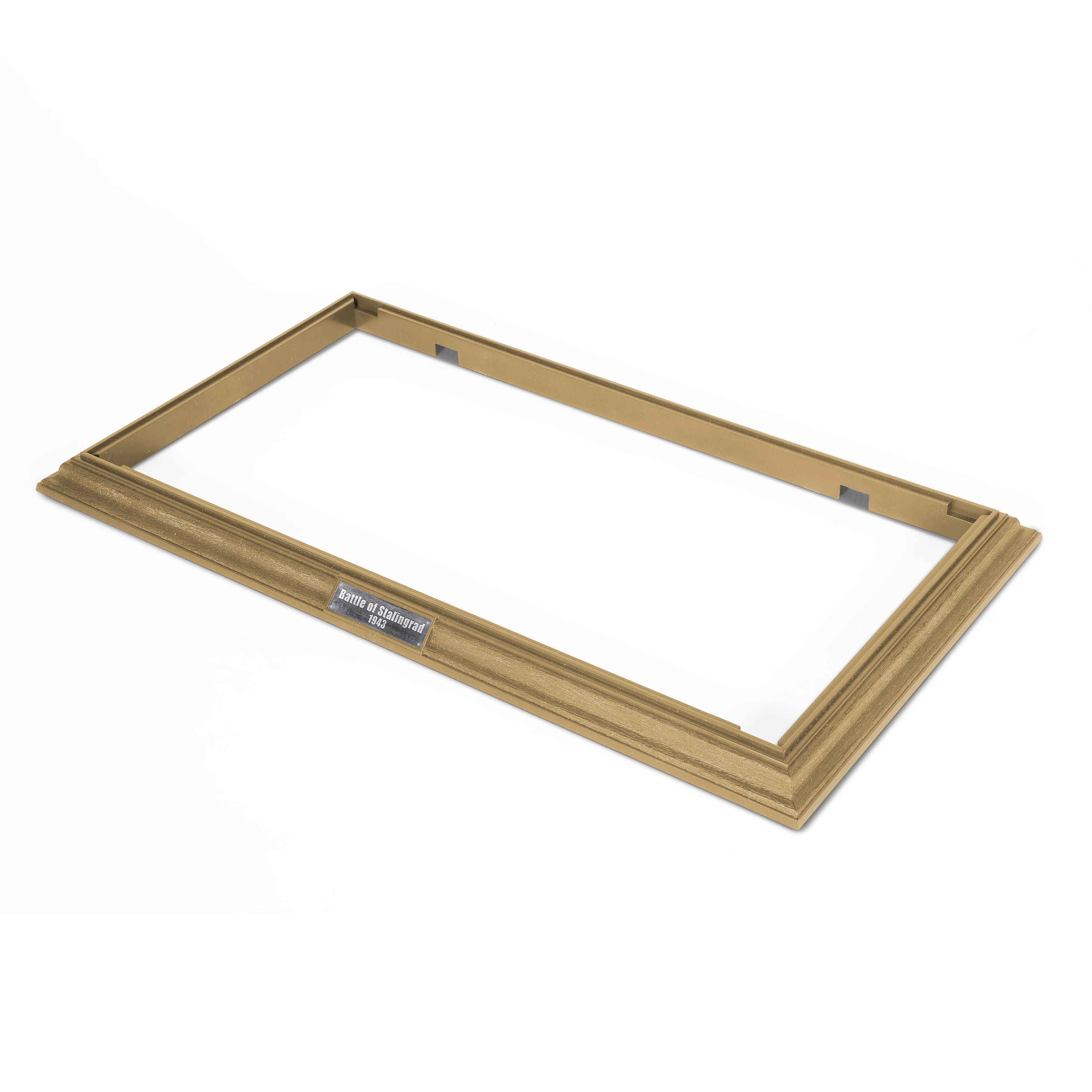 Display Base Frames (Medium Size) - MAHOGANY + 3 metal nameplates