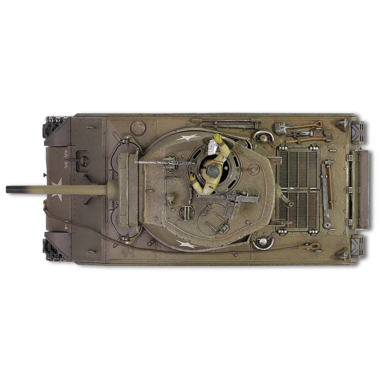 Sherman M4A3E2 (75) Jumbo “Cobra King” “First in Bastogne”, George Smith Patton’s 4th A.Div. 3rd Army, Bastogne area, 26 Dec