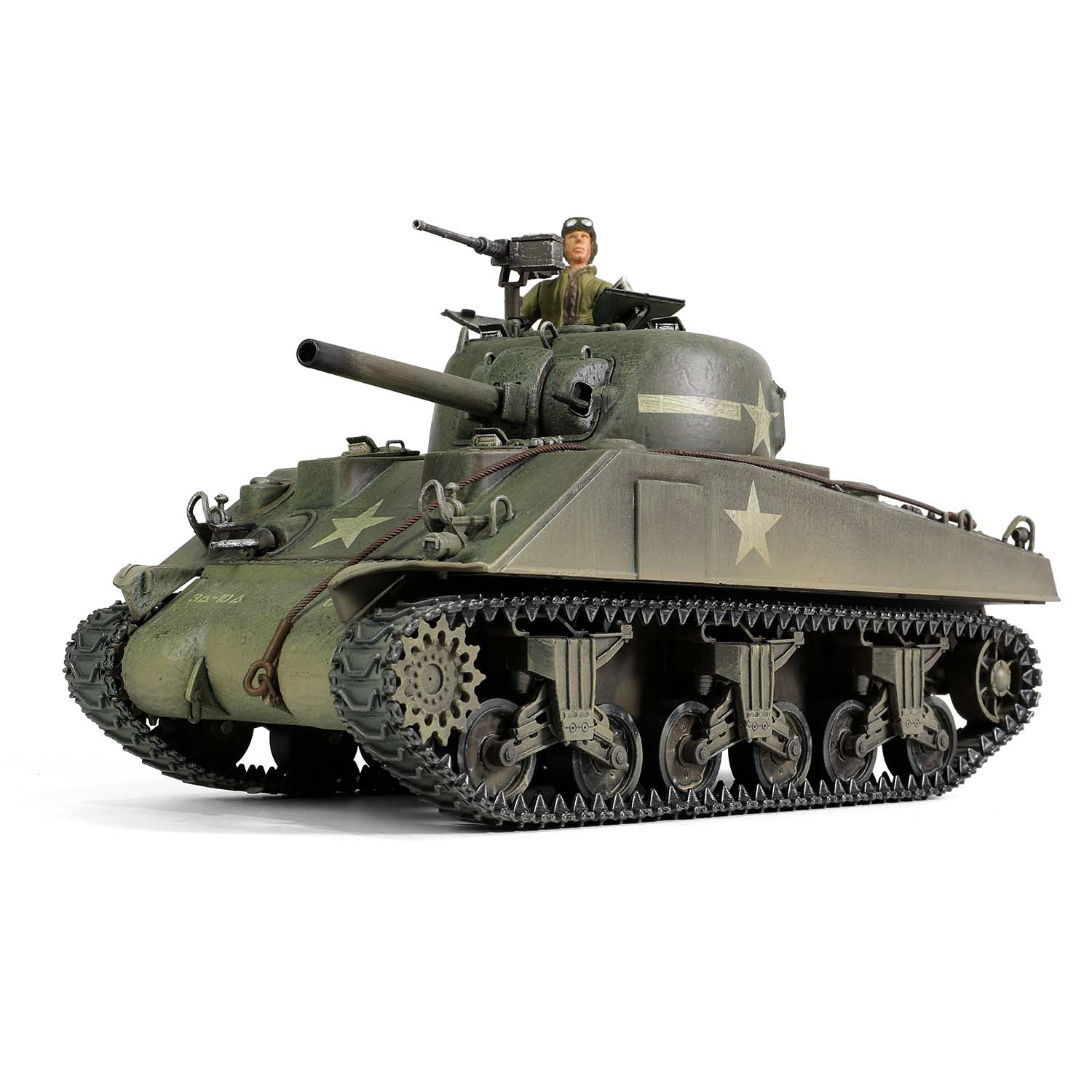 U.S. medium tank Sherman M4A3 (75) Training vehicle, C Company, 10th Tank Battalion, 5th Armored Division, New York, 1943