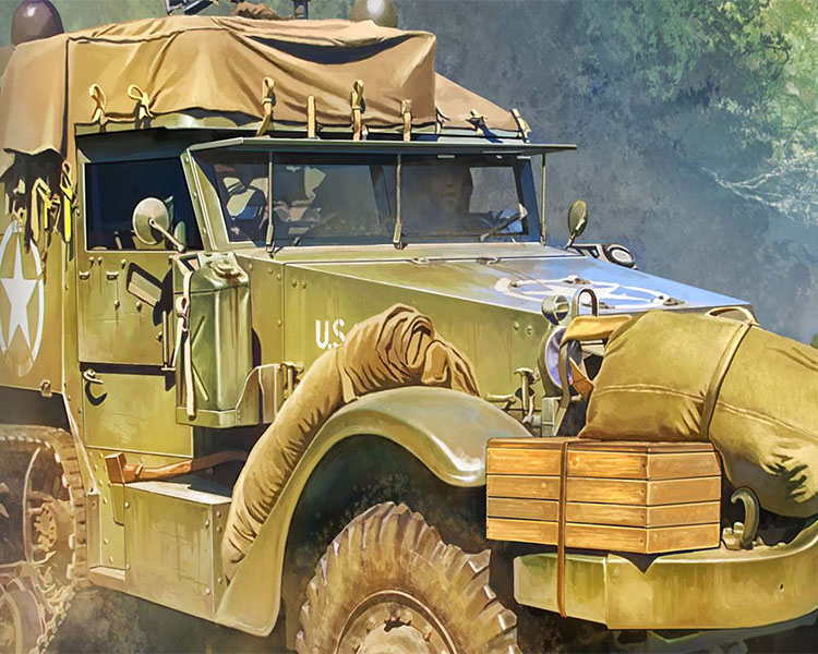 M3A1 Half-track Normandy, 1944