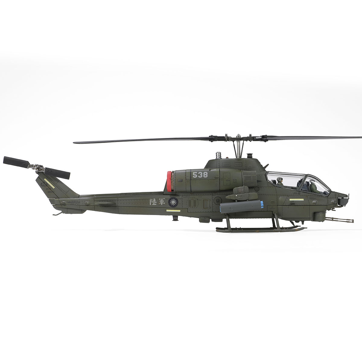 Bell AH-1W "Whiskey Cobra" attack helicopter (Low visibility ver.) Tail number #538, 602nd Air Cavalry Brigade Attack Battalion, ROCA, Taichung News Agency Army Aviation 602 Brigade Longxiang Camp Open Day, March
