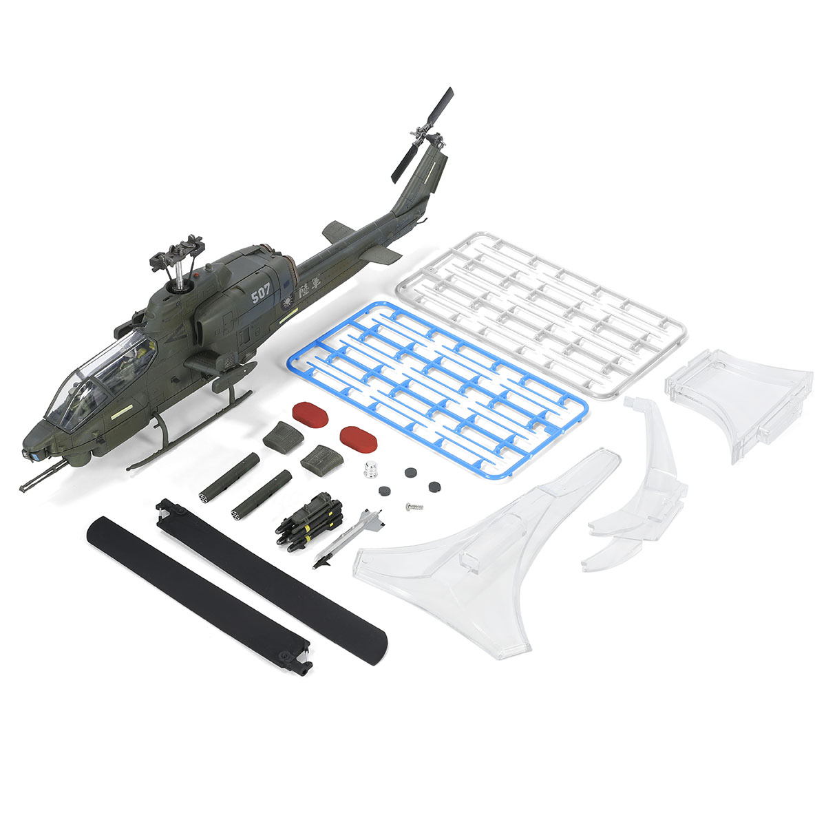 Bell AH-1W "Whiskey Cobra" attack helicopter (Low visibility ver.) Tail number #507 602nd Air Cavalry Brigade Attack Battalion ROCA