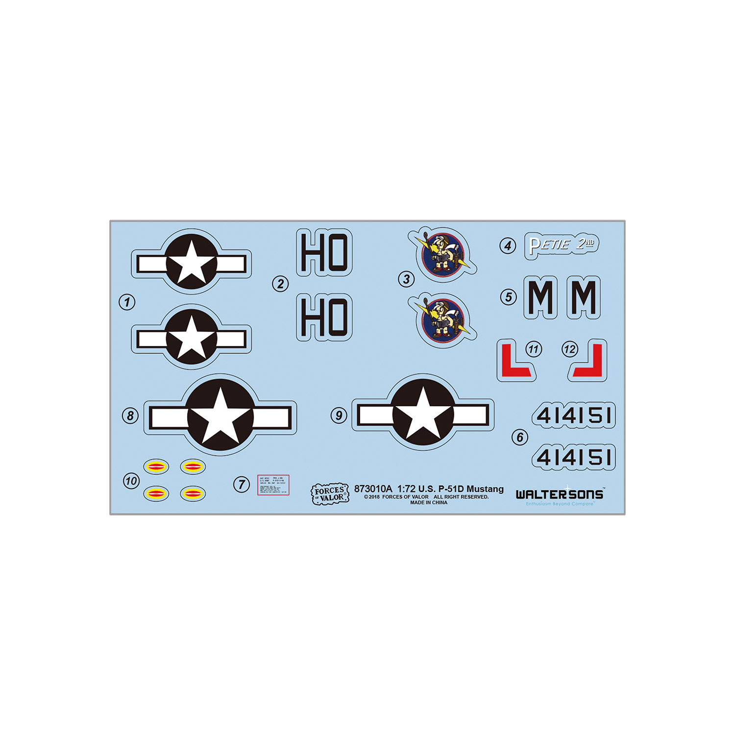 P-51D Mustang aircraft Great Britain, January