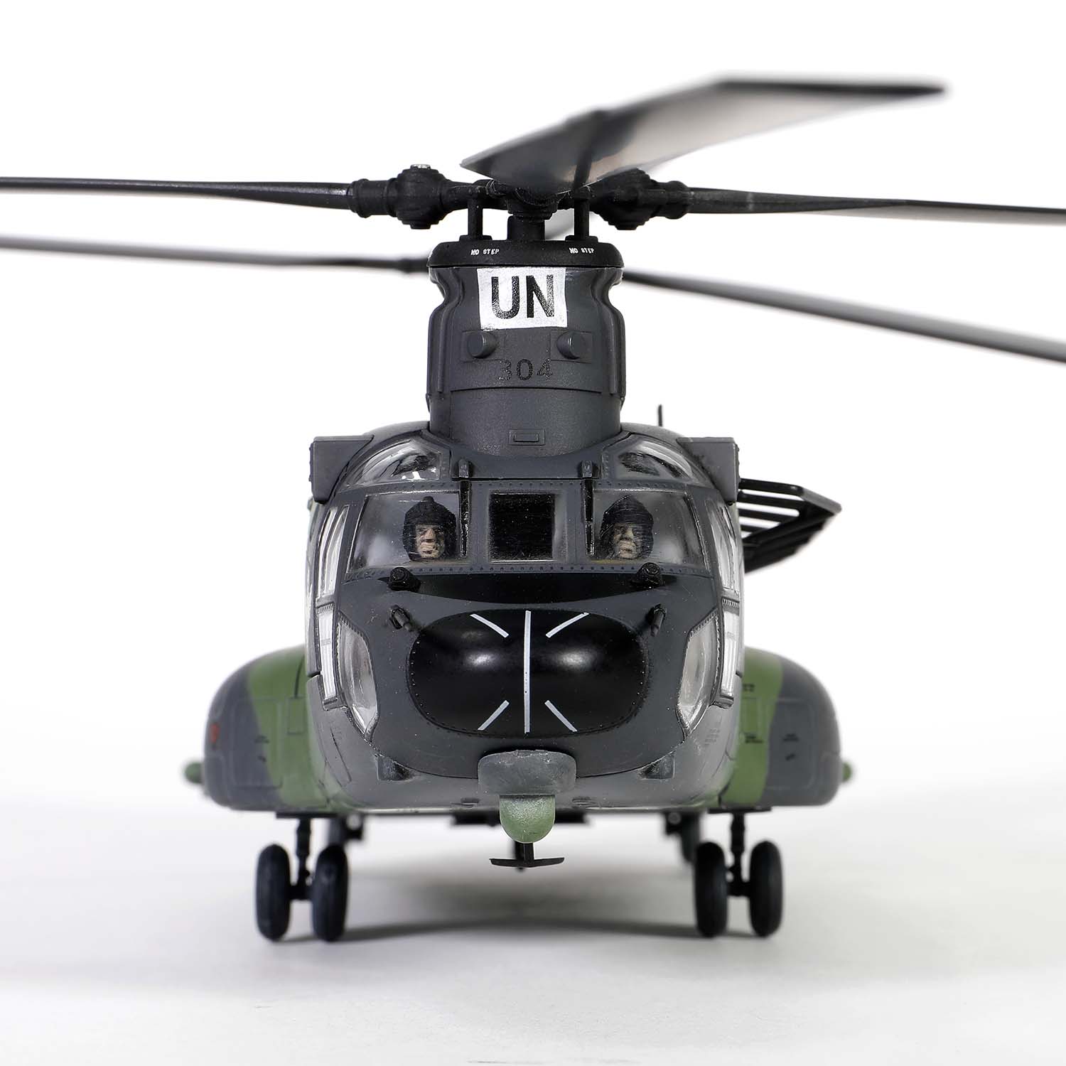 Boeing Chinook CH-147F helicopter Royal Canadian Air Force #147304 (Valkyrie Nose Art), 450 Tactical Helicopter Squadron, Camp Castor, Gao, Mali, Western Africa, 2018-2019