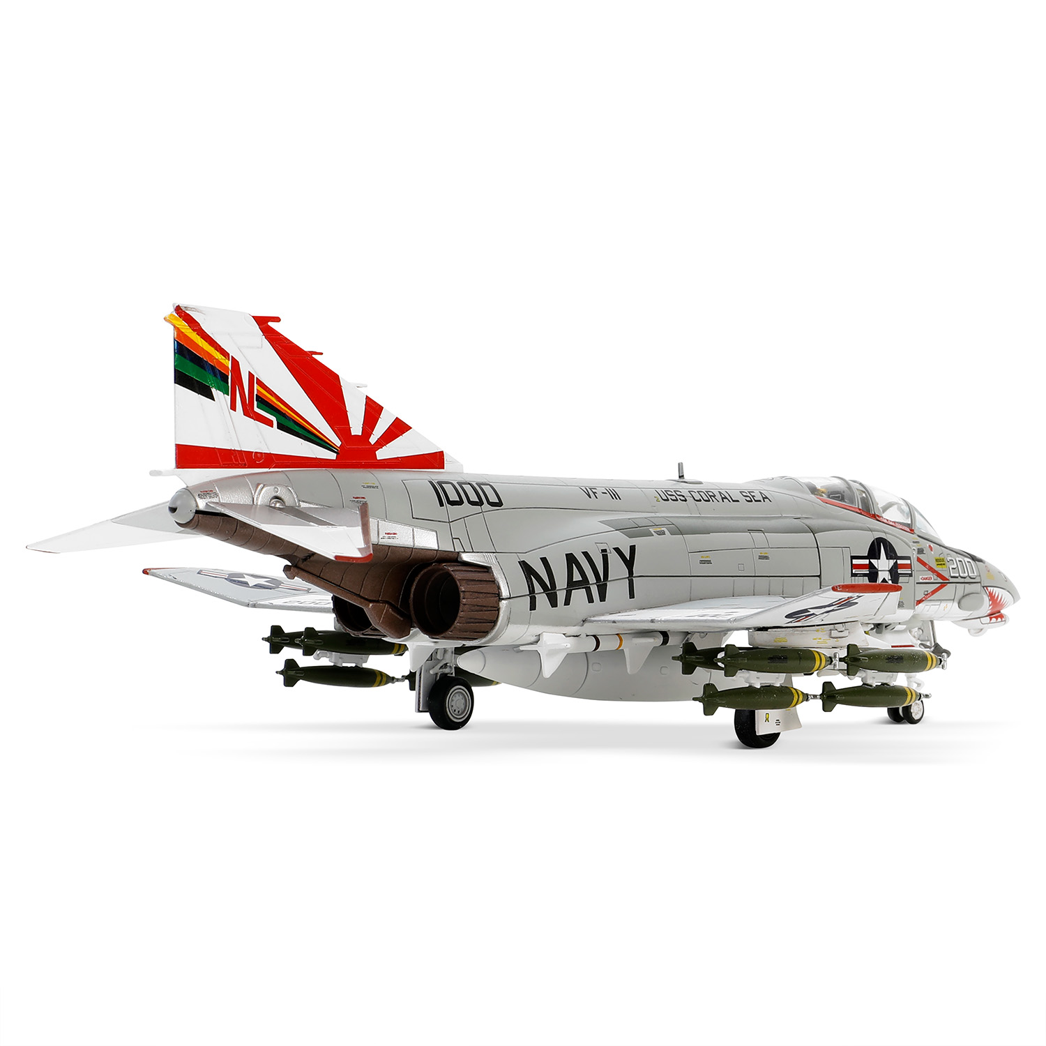 McDonnell Douglas F-4B Phantom II, USN, VF-111 Sundowners, F-4B 200, USS Coral Sea 1970