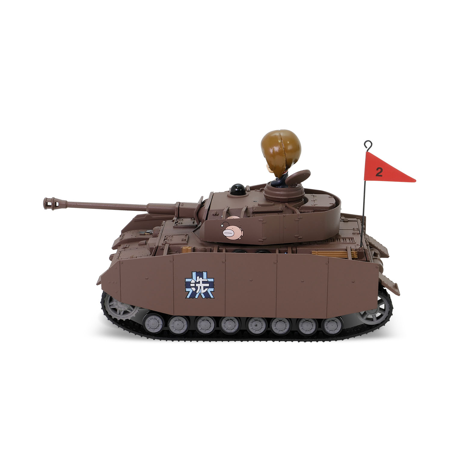 Panzer IV Ausf H Ooarai Girls Academy with Miho Nishizumi commander figure