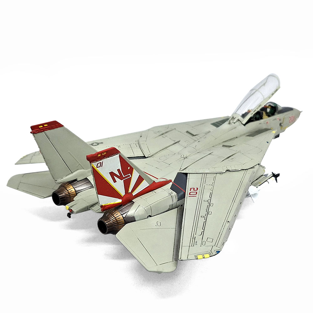 Grumman F-14A Tomcat, NL-201, VF-111 Sundowners, CVW- 15, USS Carl Vinson (CVN-70), 1985