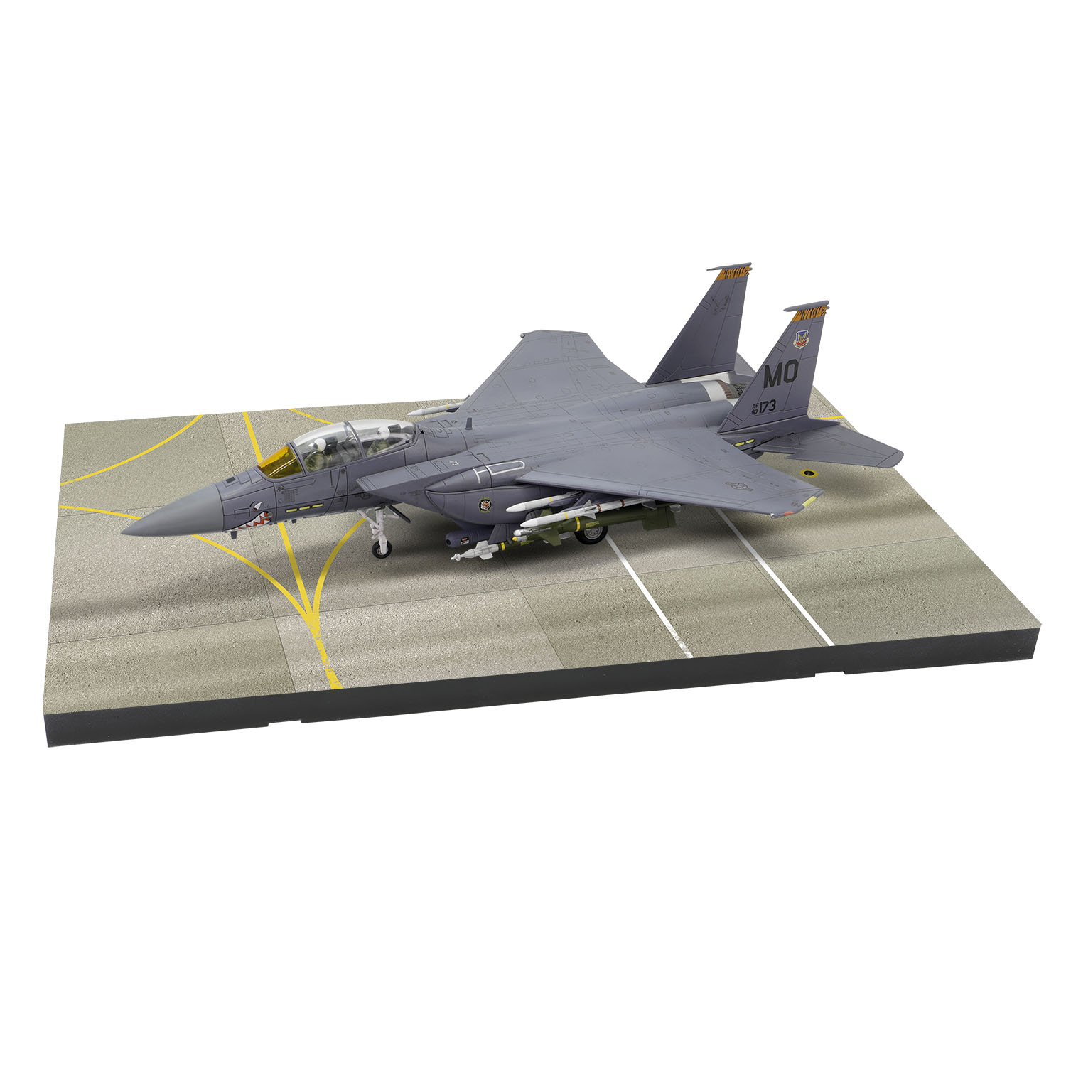 Boeing F-15E Strike Eagle“Shark Mouth”, USAF #87-0173, 391st Fighter Squadron 'Bold Tigers' , 366th Fighter Wing, U.S.A.F Mountain Home AFB, Idaho, 2002