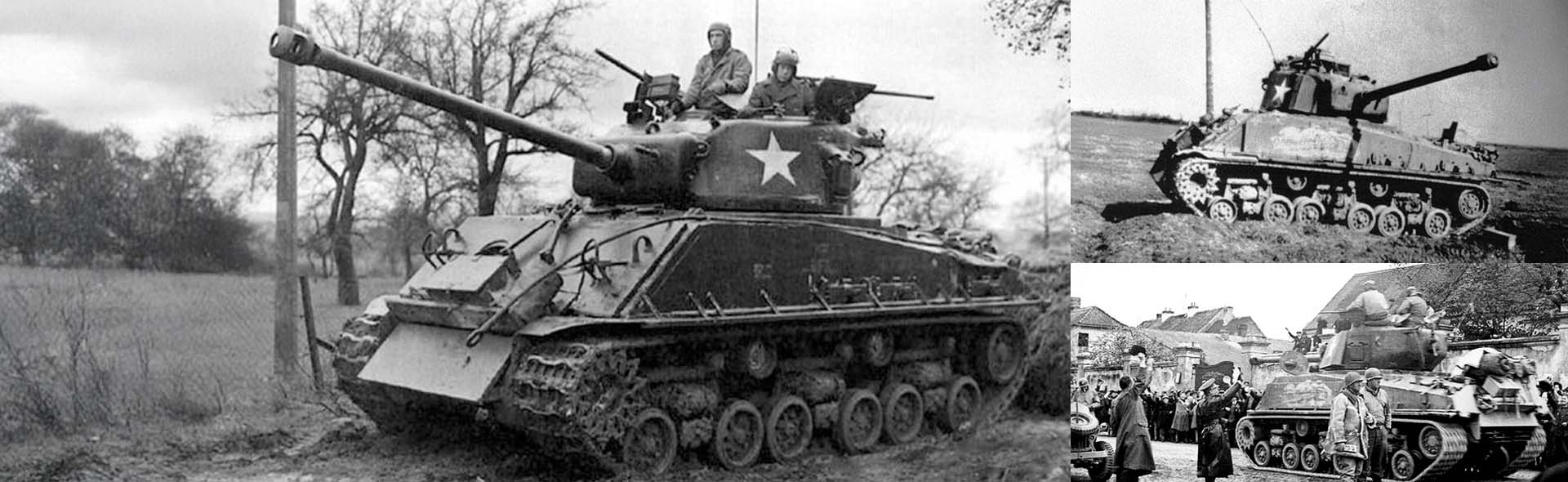 U.S. Sherman M4A3E8(76) Medium Tank “Thunderbolt VII,” 37th Tank Battalion, 4th Armored Division, Germany 1945