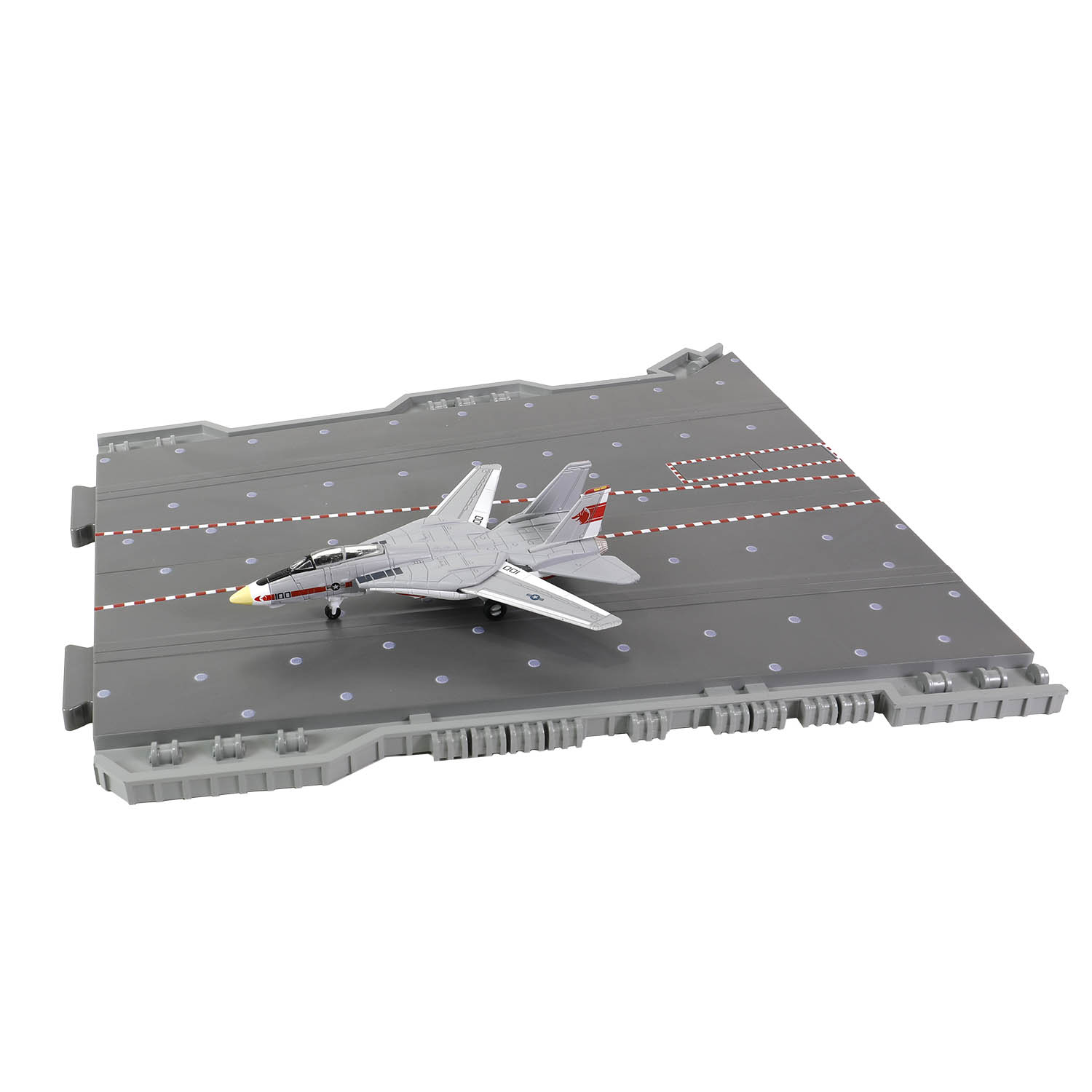 CVN-65 Enterprise deck + 4' Legendary F-14 Tomcat series Section #B deck + F-14A BuNo. 161274, VF-1 "Wolfpack" , USS Enterprise CVN-65, Evacuation of Saigon, 1975