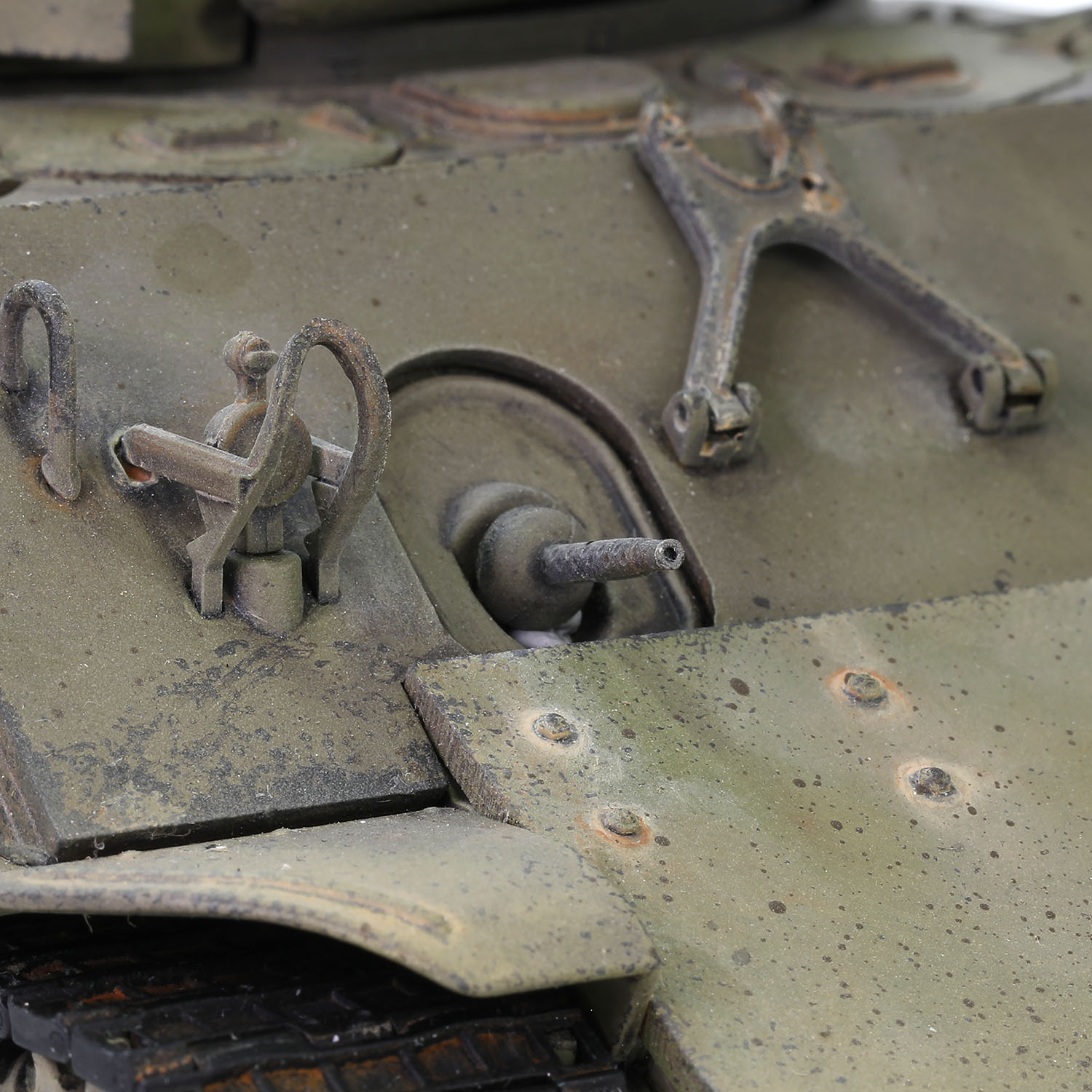 The frontal panel structure details