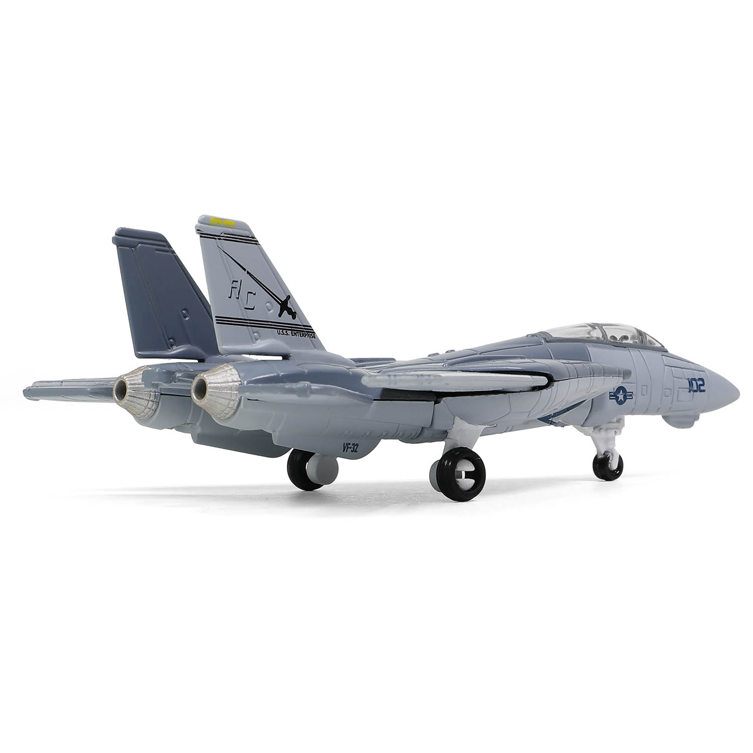 CVN-65 Enterprise deck + 4' Legendary F-14 Tomcat series Section #D deck + F-14A BuNo. 159437, VF-32 "The Swordsmen"