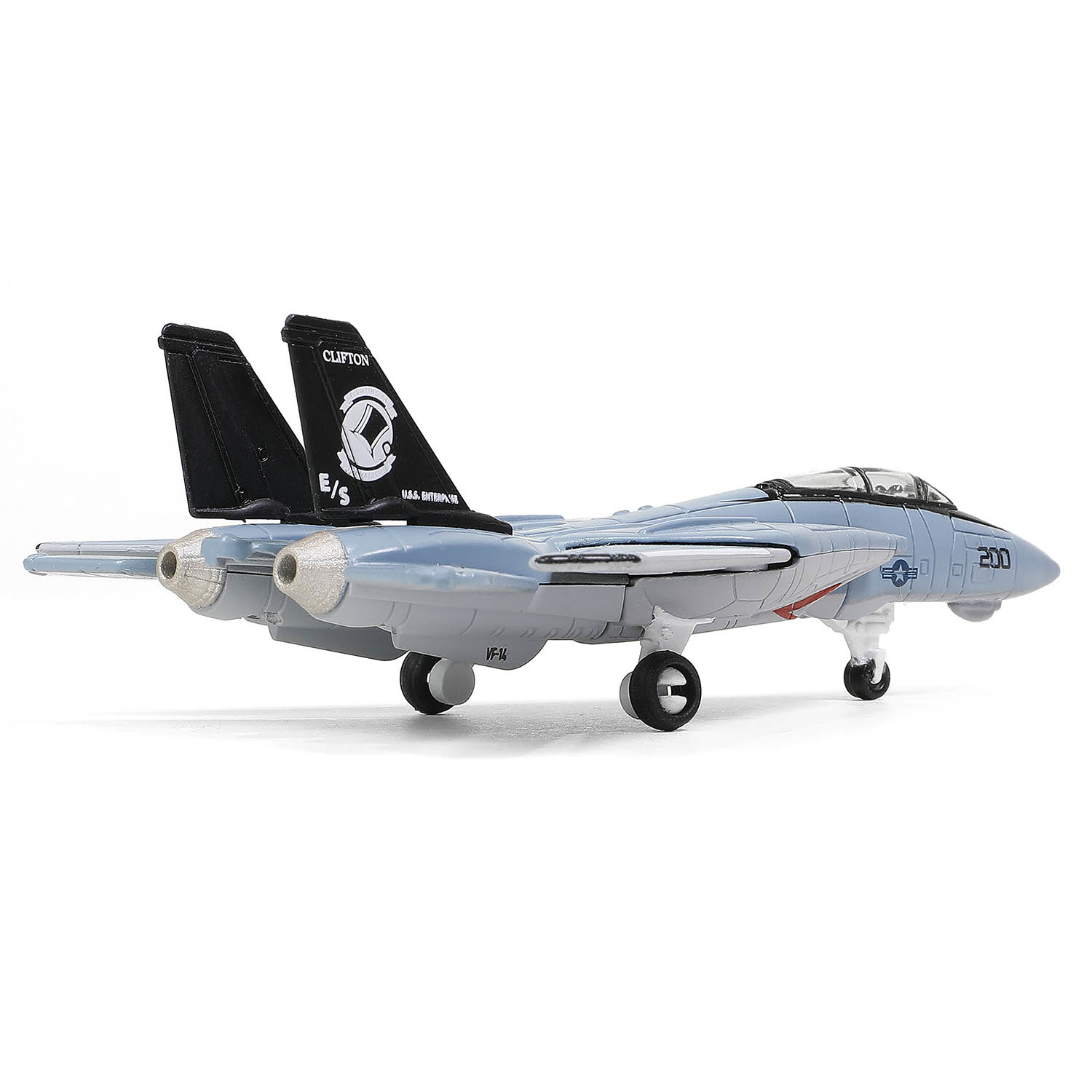 CVN-65 Enterprise deck + 4' Legendary F-14 Tomcat series Section #F deck + F-14A BuNo. 162698, VF-14 "Tophatters", USS Enterprise CVN-65, 1996