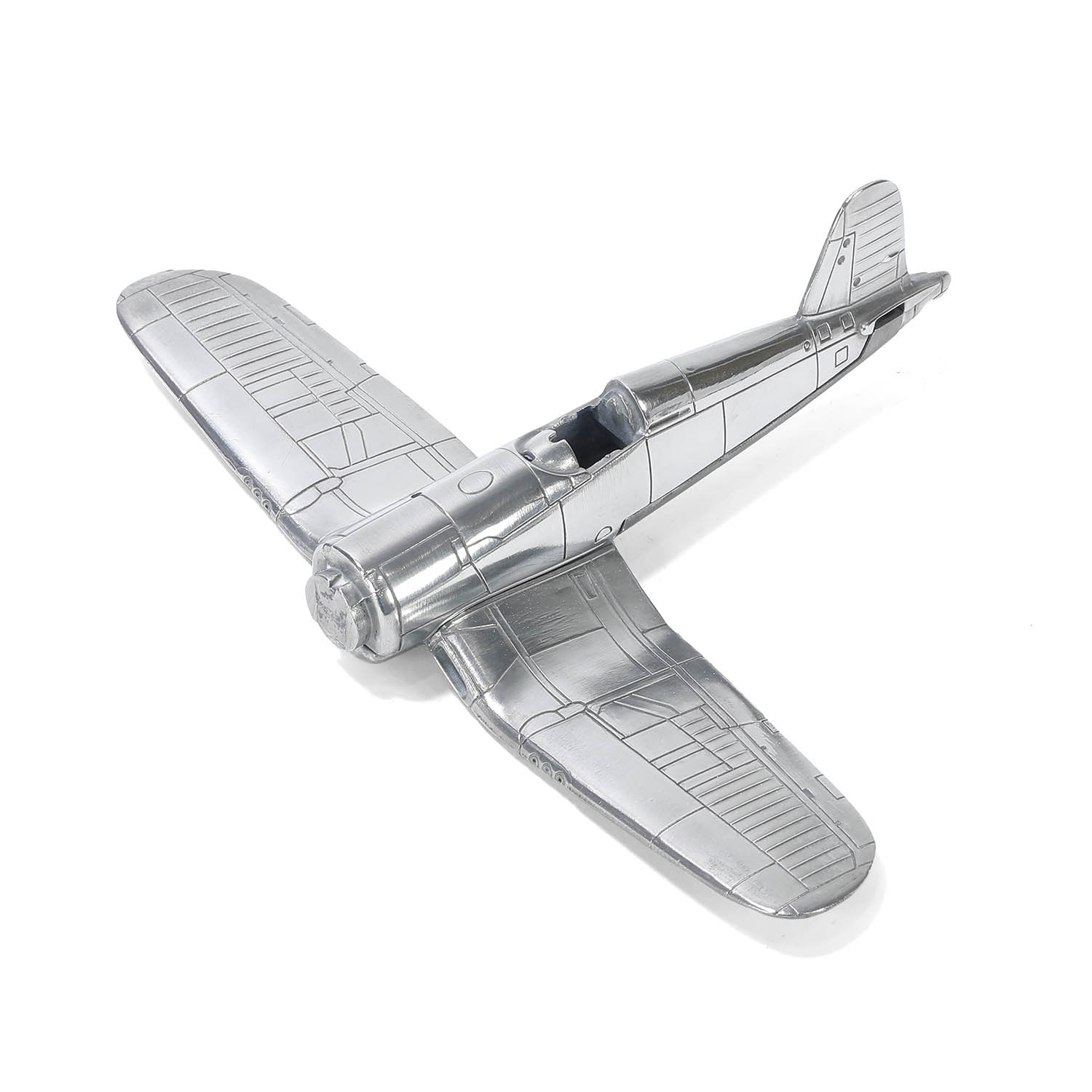 Fuselage and wing made by diecast metal