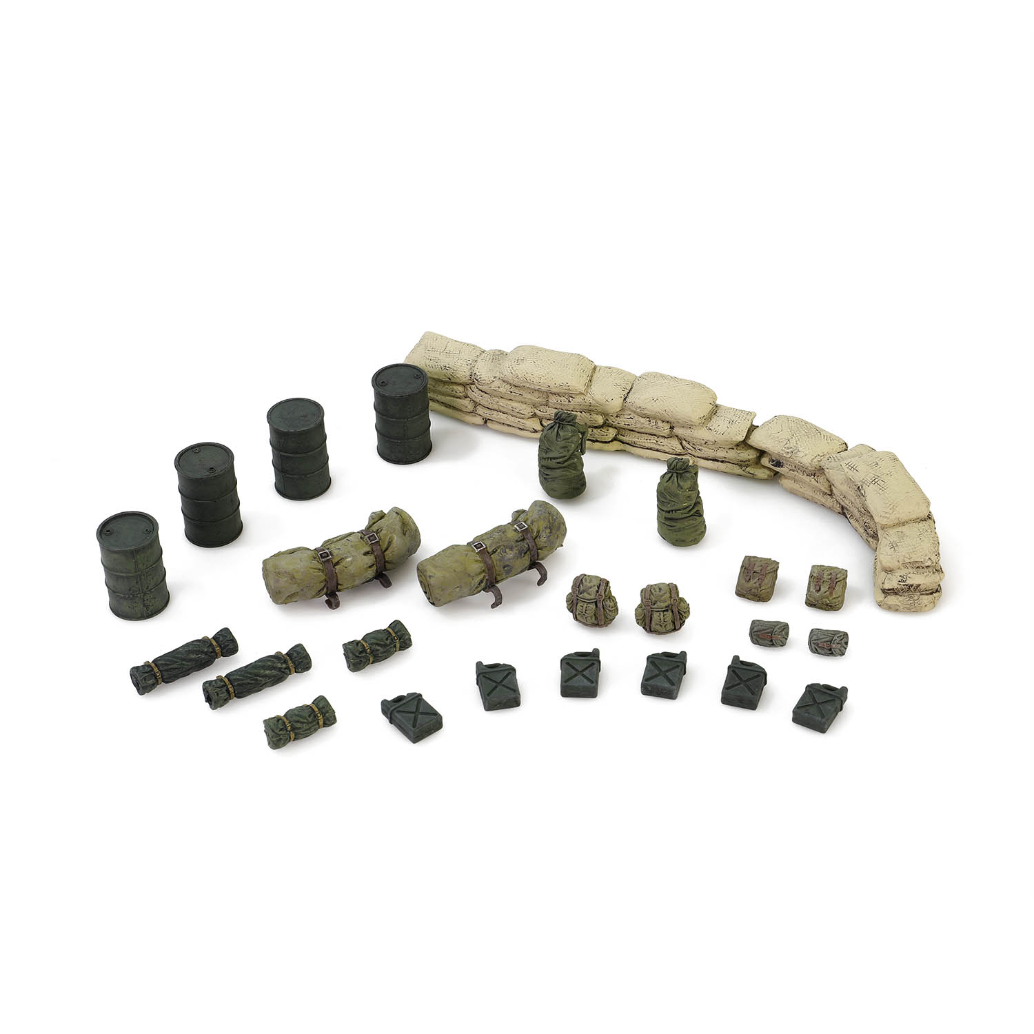 WWII DIY Scene Accessories Series  US Army Infantry Set